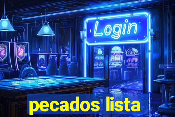 pecados lista